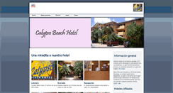 Desktop Screenshot of calypsobeachhotel.com